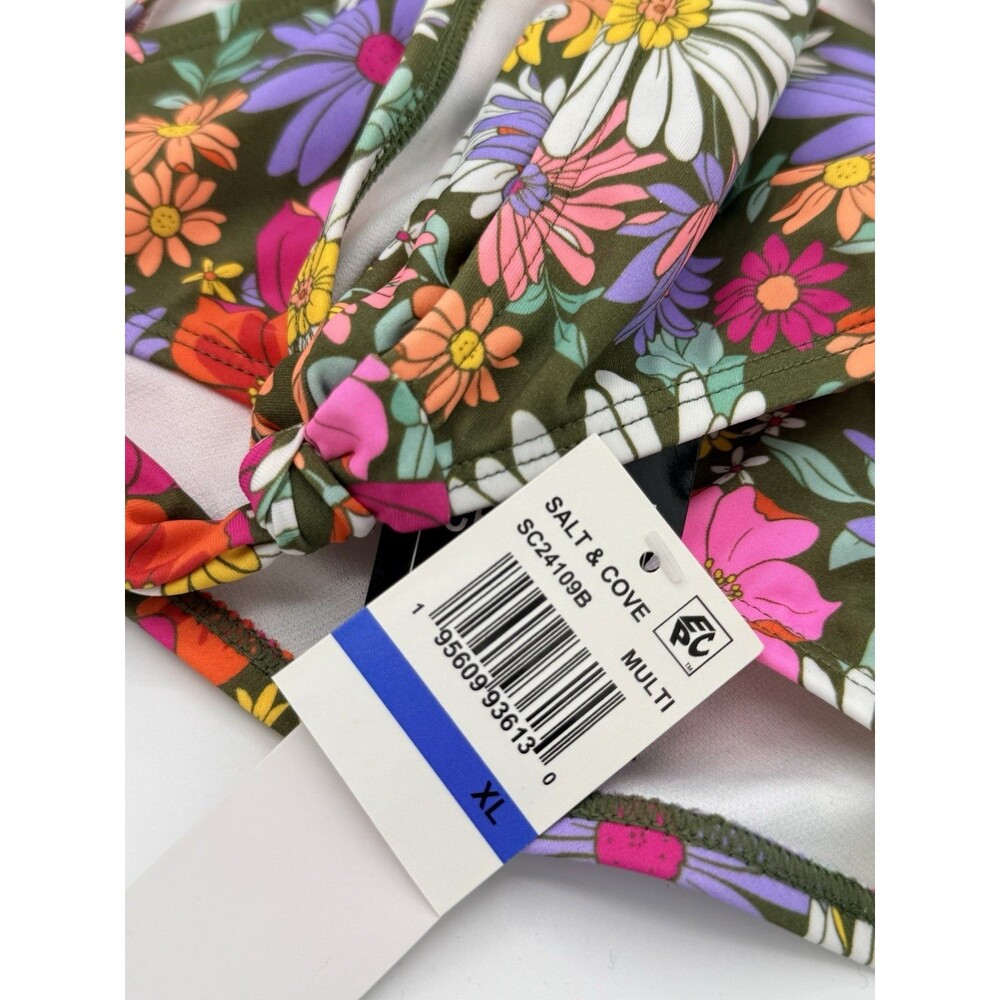 Woman’s Sand N Sun Bikini 2 Piece Bathing Suit Size L / XL Floral Padding NWT - Picture 8 of 8